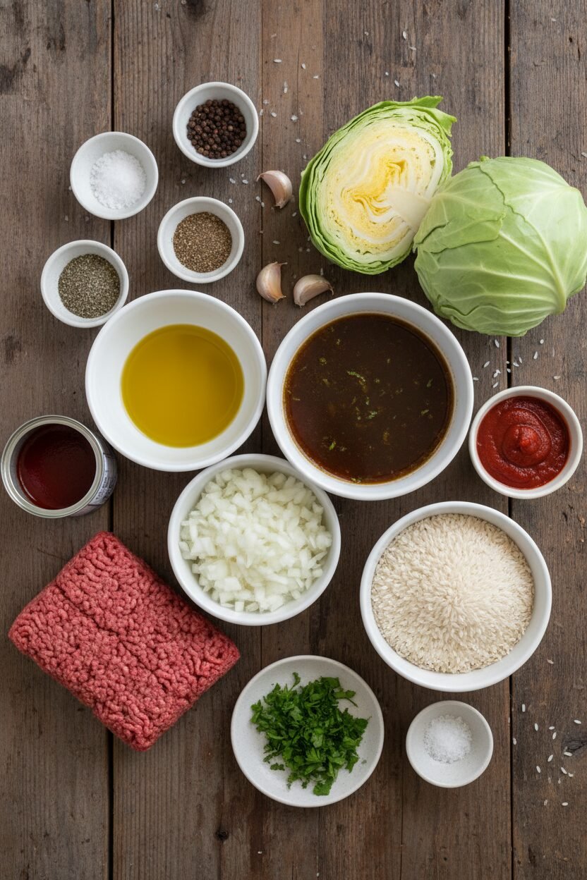 Savory Stuffed Cabbage Soup