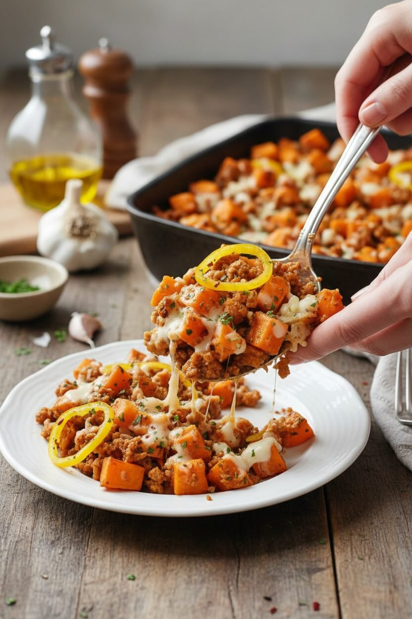 Savory Turkey Sweet Potato Hash