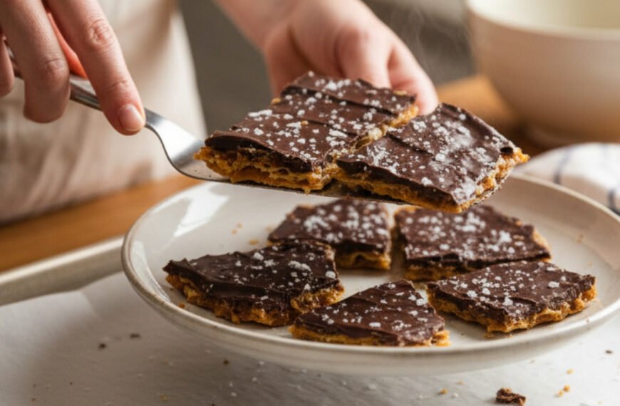 Best Homemade Matzo Toffee (Passover Crack) with Sea Salt