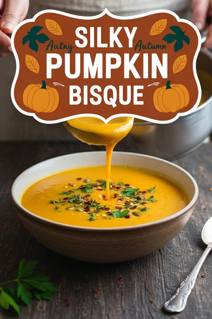 Silky Autumn Pumpkin Bisque
