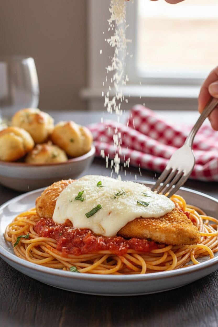 Simple Baked Chicken Parmesan