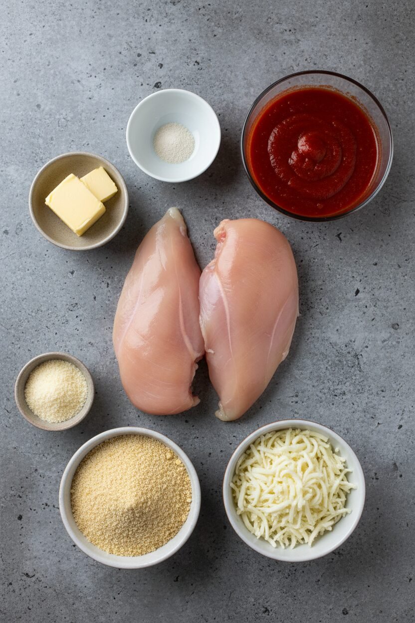Simple Baked Chicken Parmesan