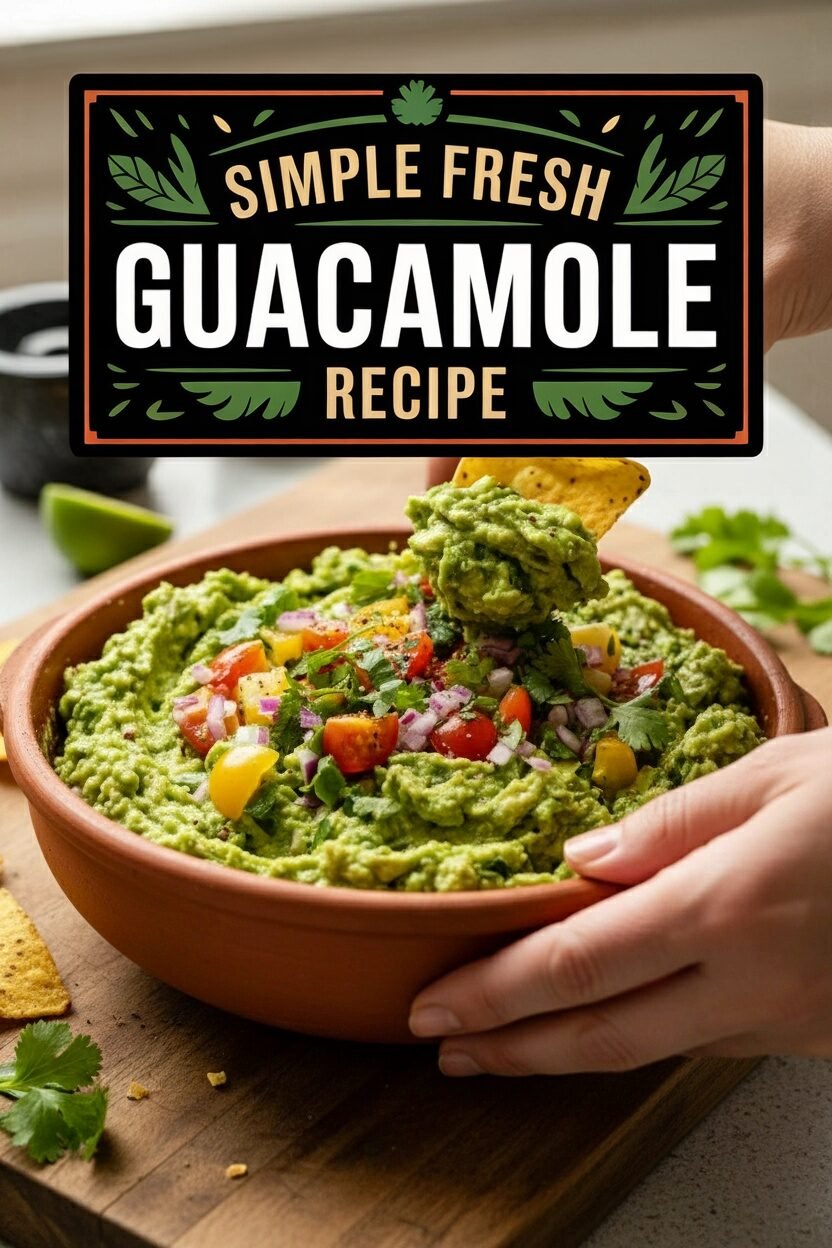 Simple Fresh Guacamole Recipe