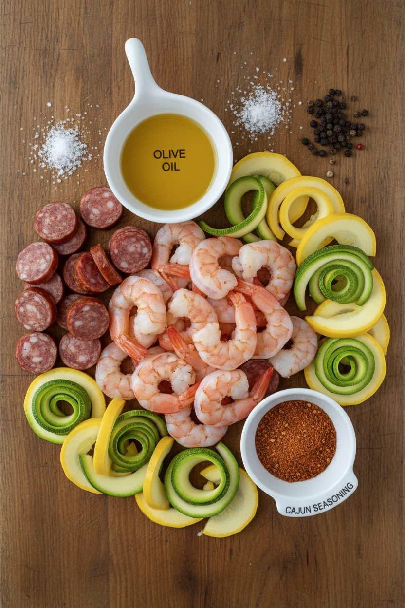 Simple Shrimp and Vegetable Sheet Pan Bake