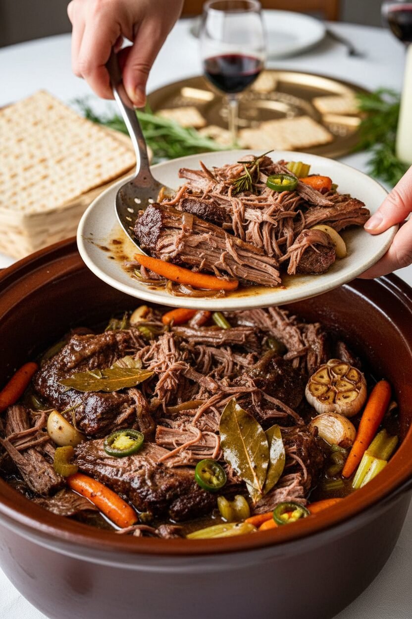 Slow Cooker Brisket for Your Passover Table