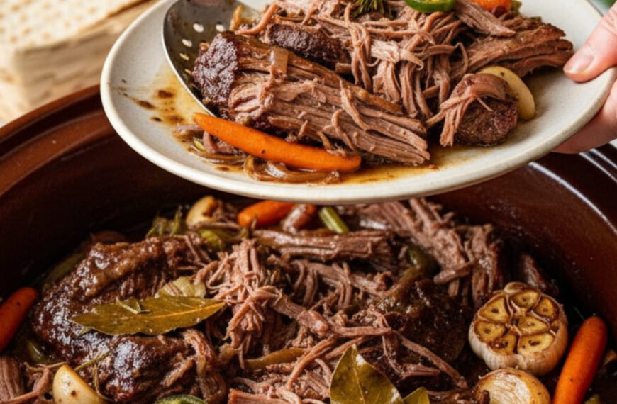 Best Ever Slow Cooker Brisket for Passover Seder