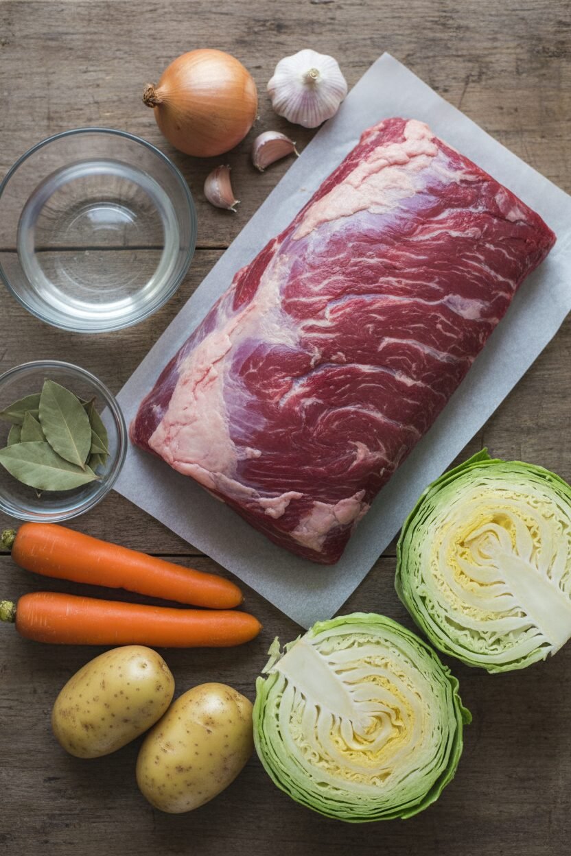 Slow Cooker Corned Beef with Cabbage