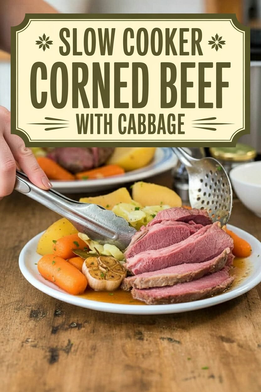 Slow Cooker Corned Beef with Cabbage