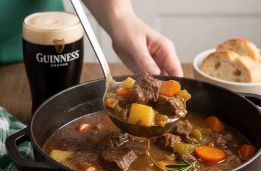 Best Ever Slow Cooker Guinness Beef Stew for St. Patrick’s Day