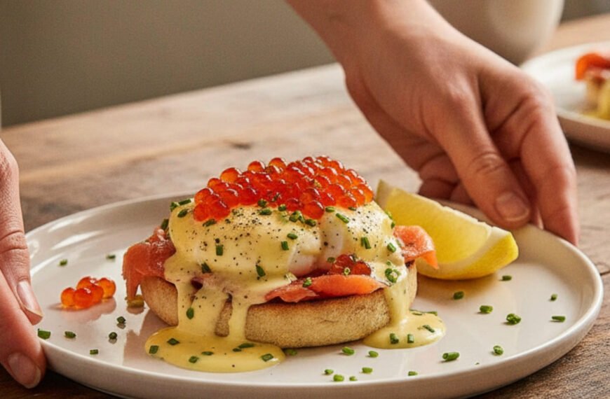 The Ultimate Eggs Benedict with Smoked Salmon and Chive Hollandaise
