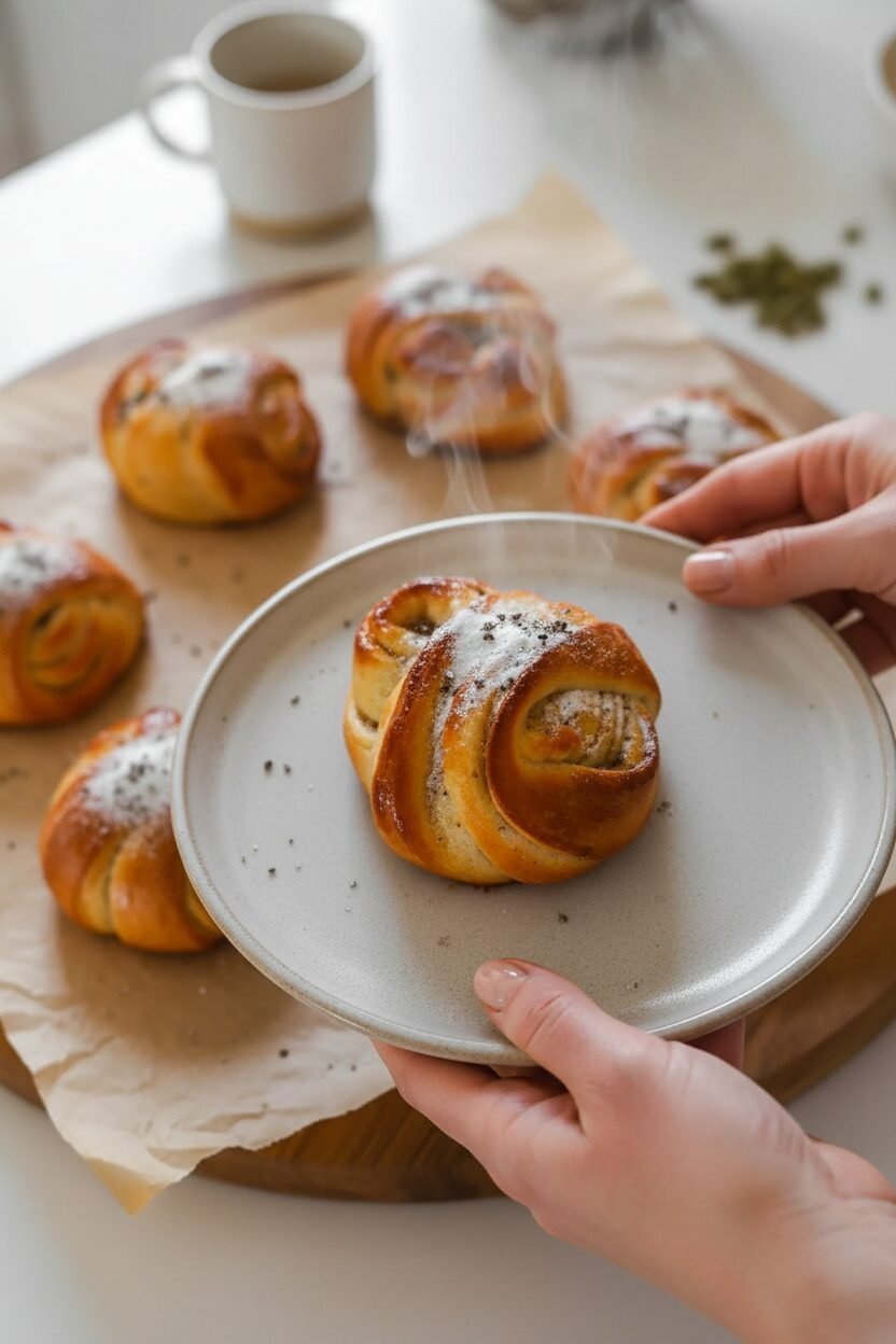 Soft Fragrant Homemade Swedish Cardamom Buns