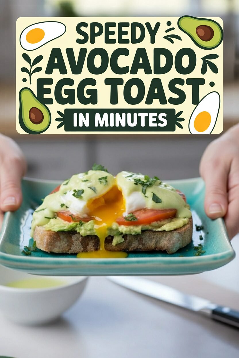Speedy Avocado Egg Toast in Minutes