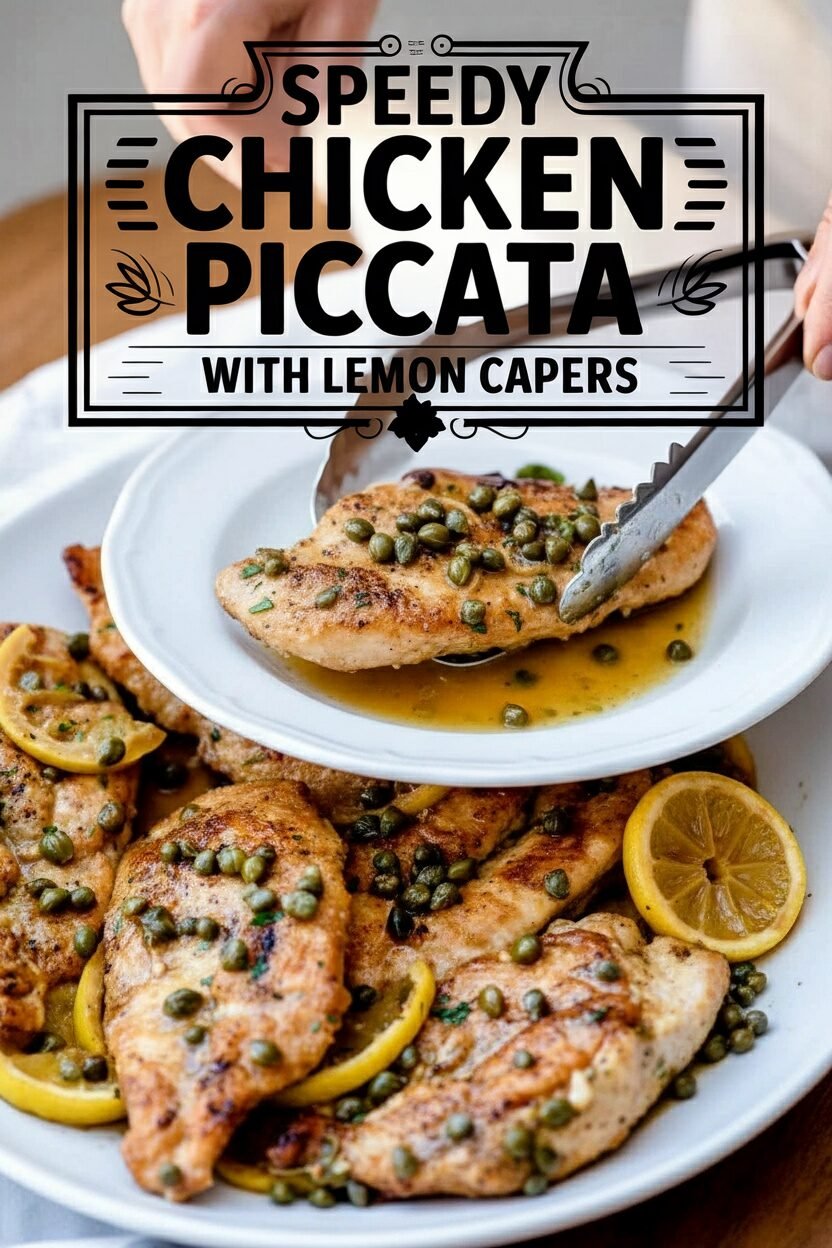Speedy Chicken Piccata with Lemon Capers