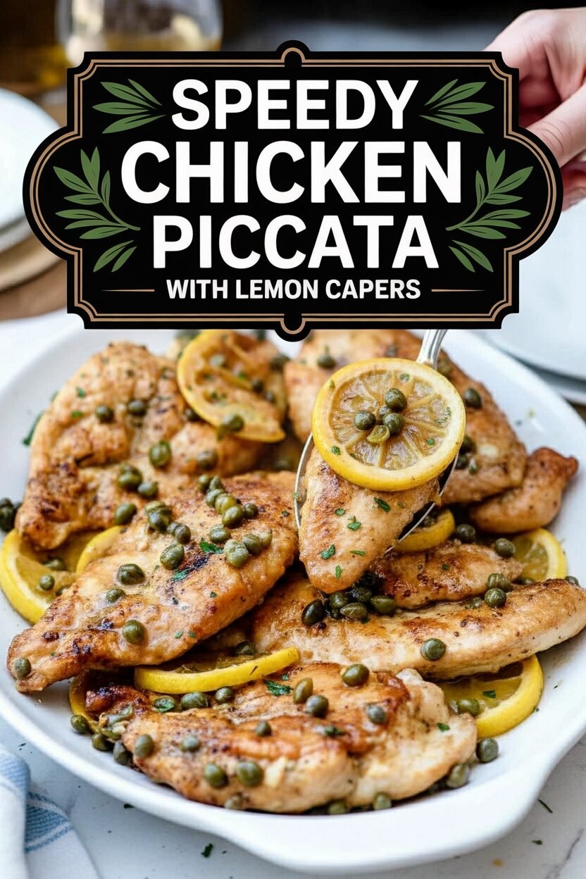 Speedy Chicken Piccata with Lemon Capers