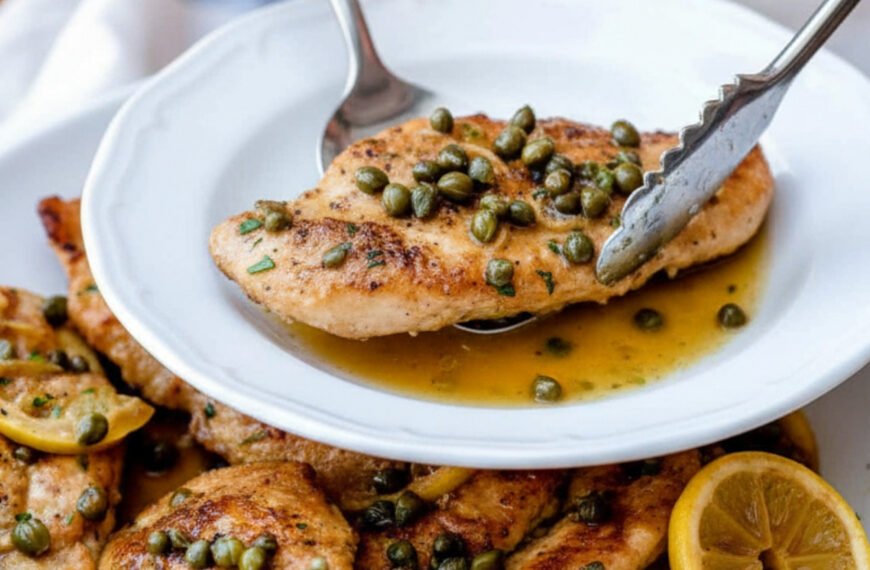 Speedy Chicken Piccata with Lemon Capers