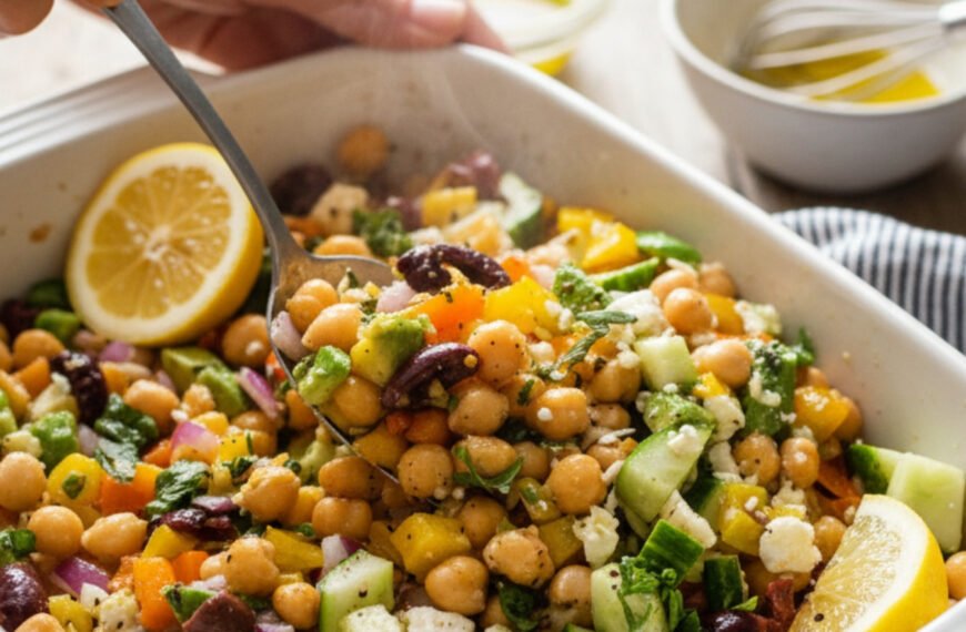 Quick 15-Minute Mediterranean Chickpea Salad