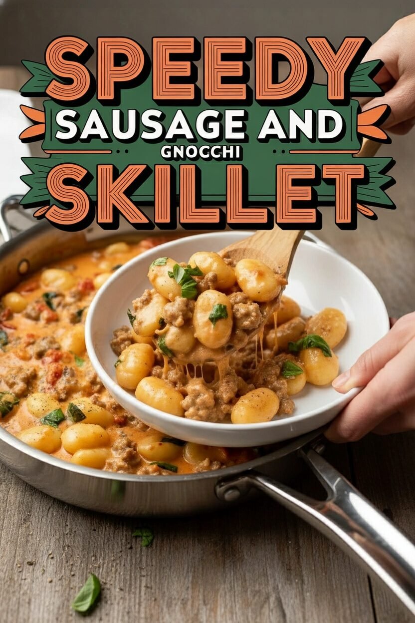 Speedy Sausage and Gnocchi Skillet