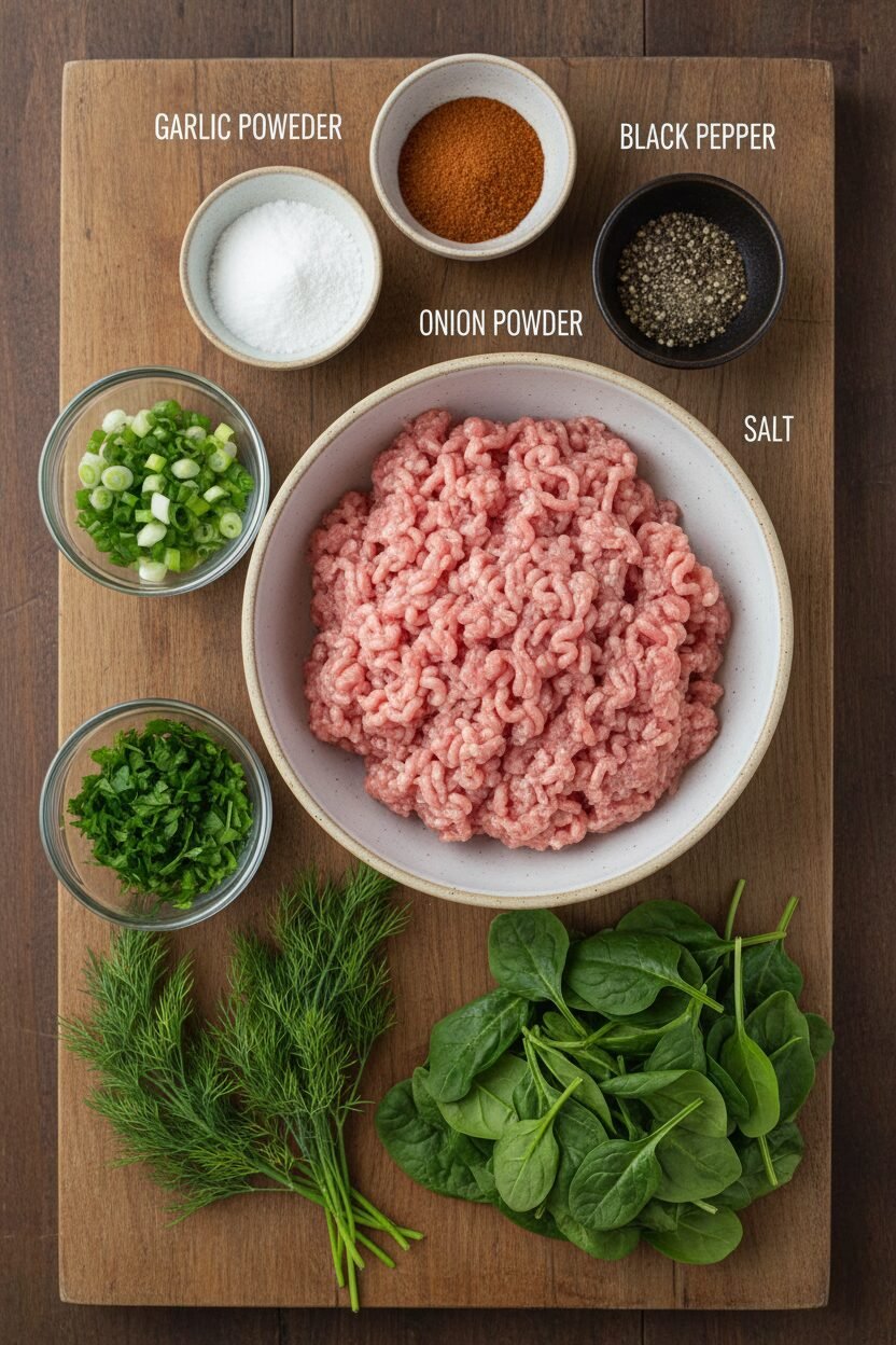 Speedy Spinach Turkey Meatballs