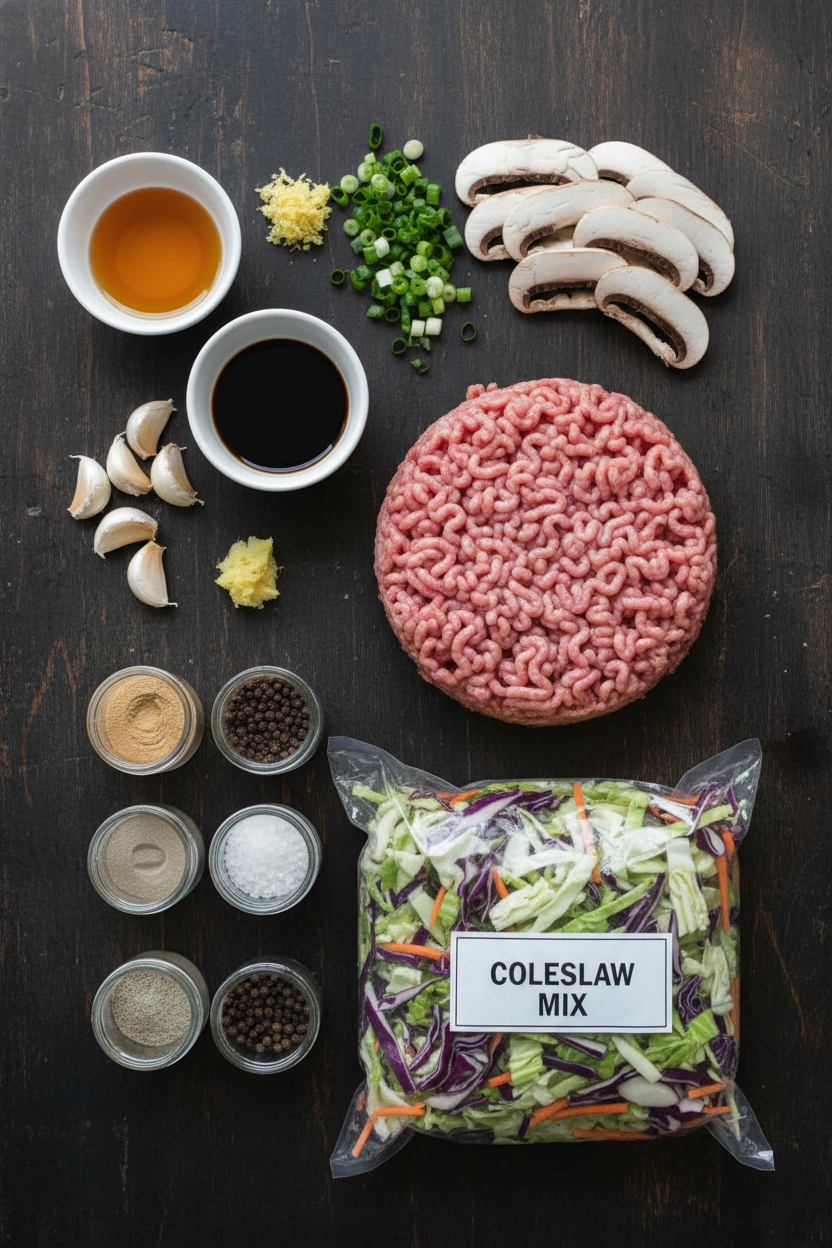 Speedy Turkey Egg Roll Skillet