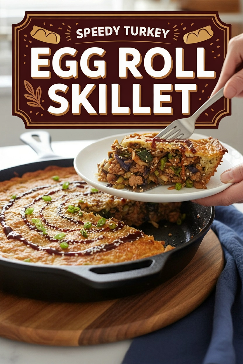 Speedy Turkey Egg Roll Skillet