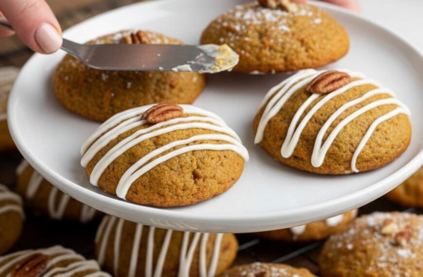 Spiced Carrot Cake Cookie Bites