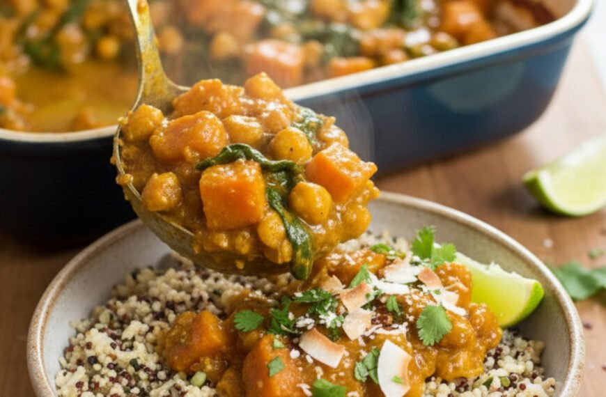 Spiced Sweet Potato Chickpea Stew