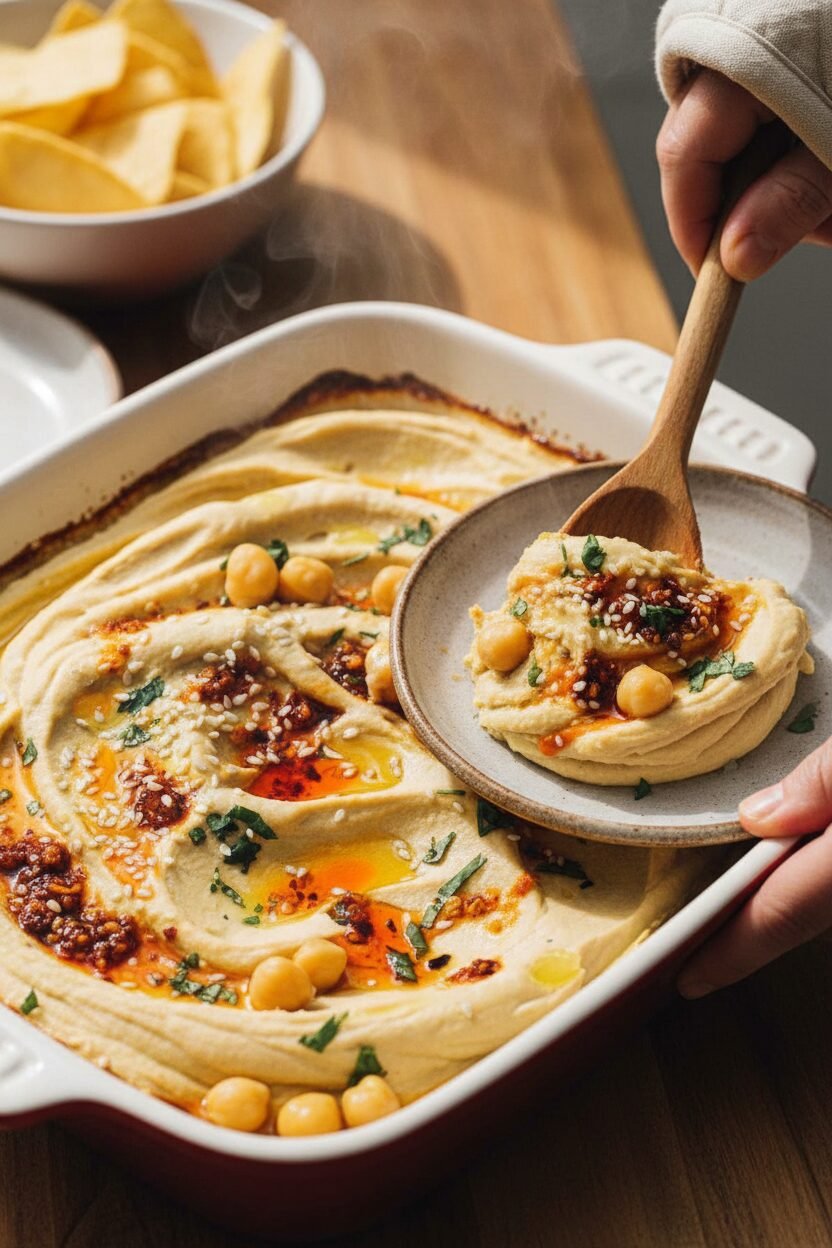 Spicy Chili Crisp Hummus