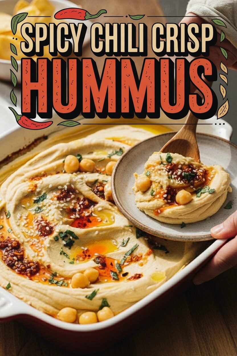 Spicy Chili Crisp Hummus