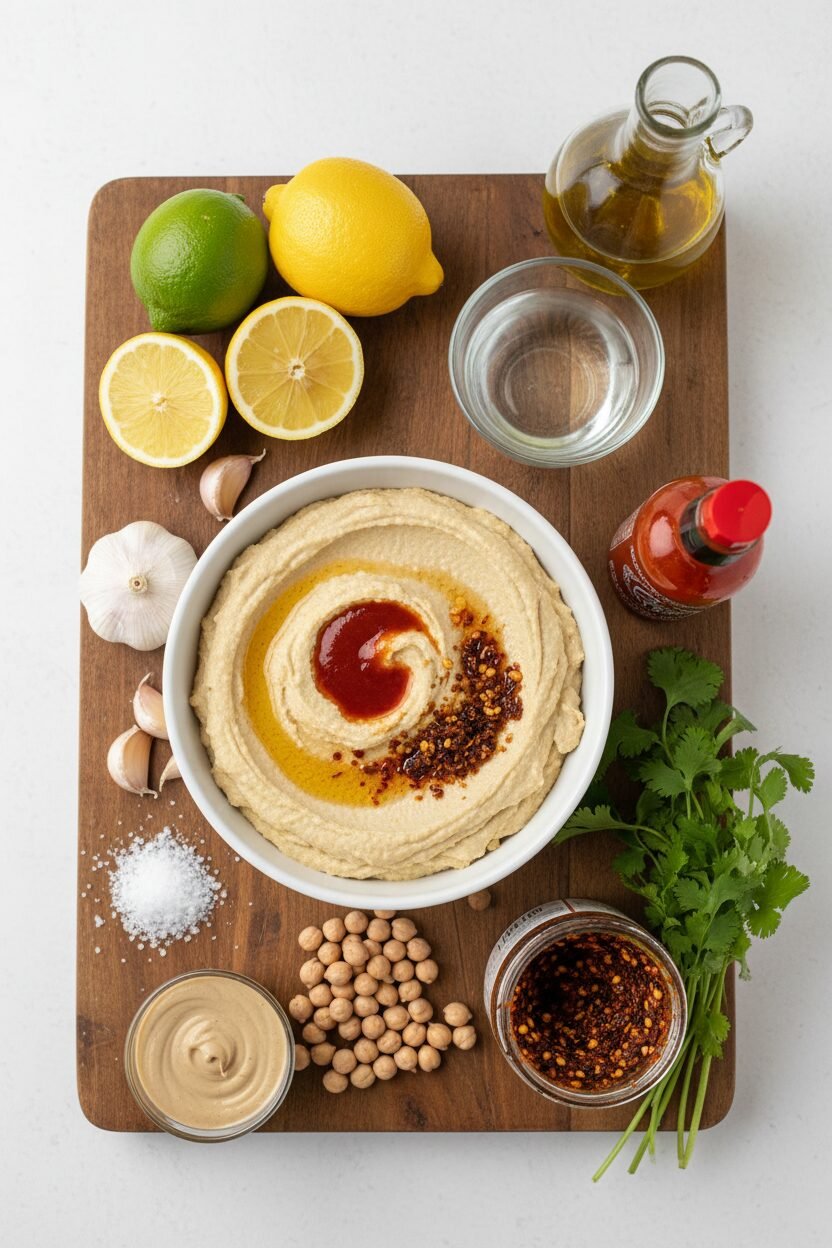 Spicy Chili Crisp Hummus Recipe