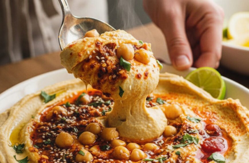 Spicy Chili Crisp Hummus Recipe