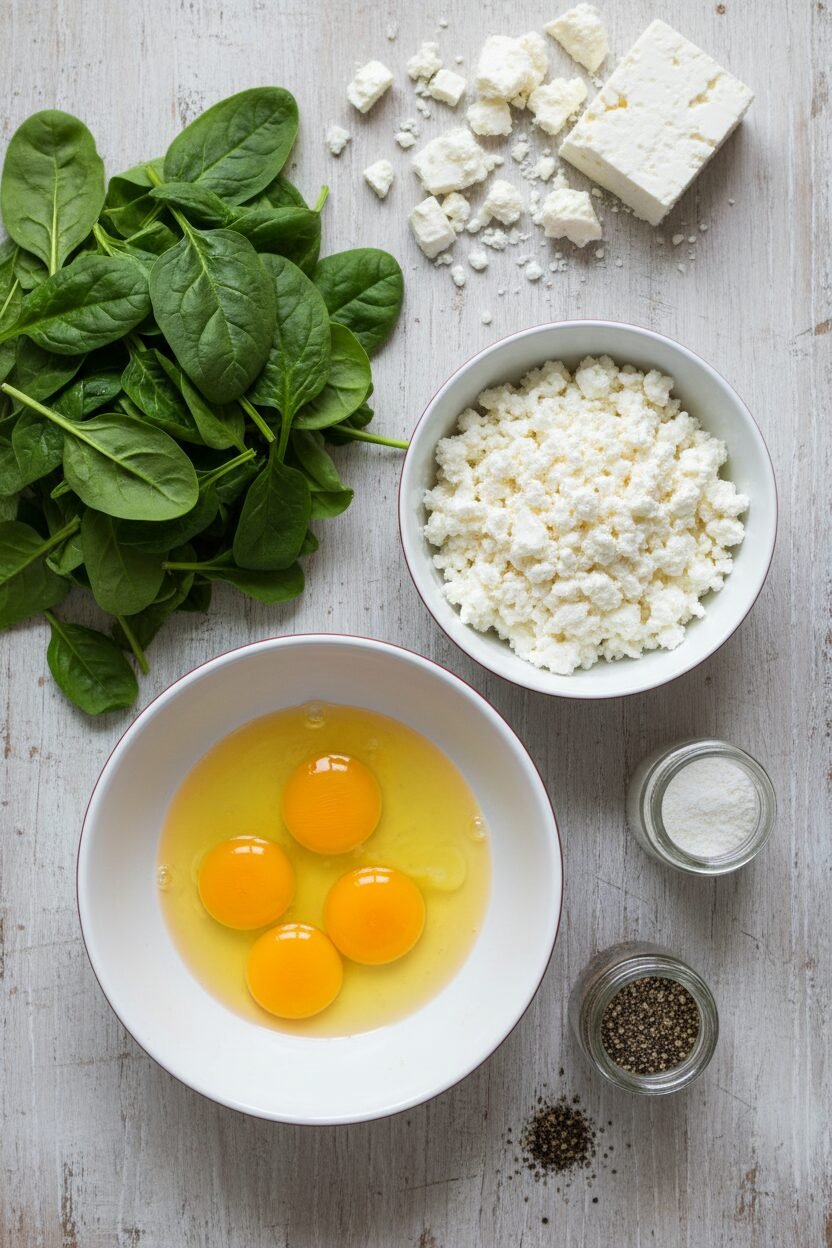 Spinach Gruyere Protein Egg Bites