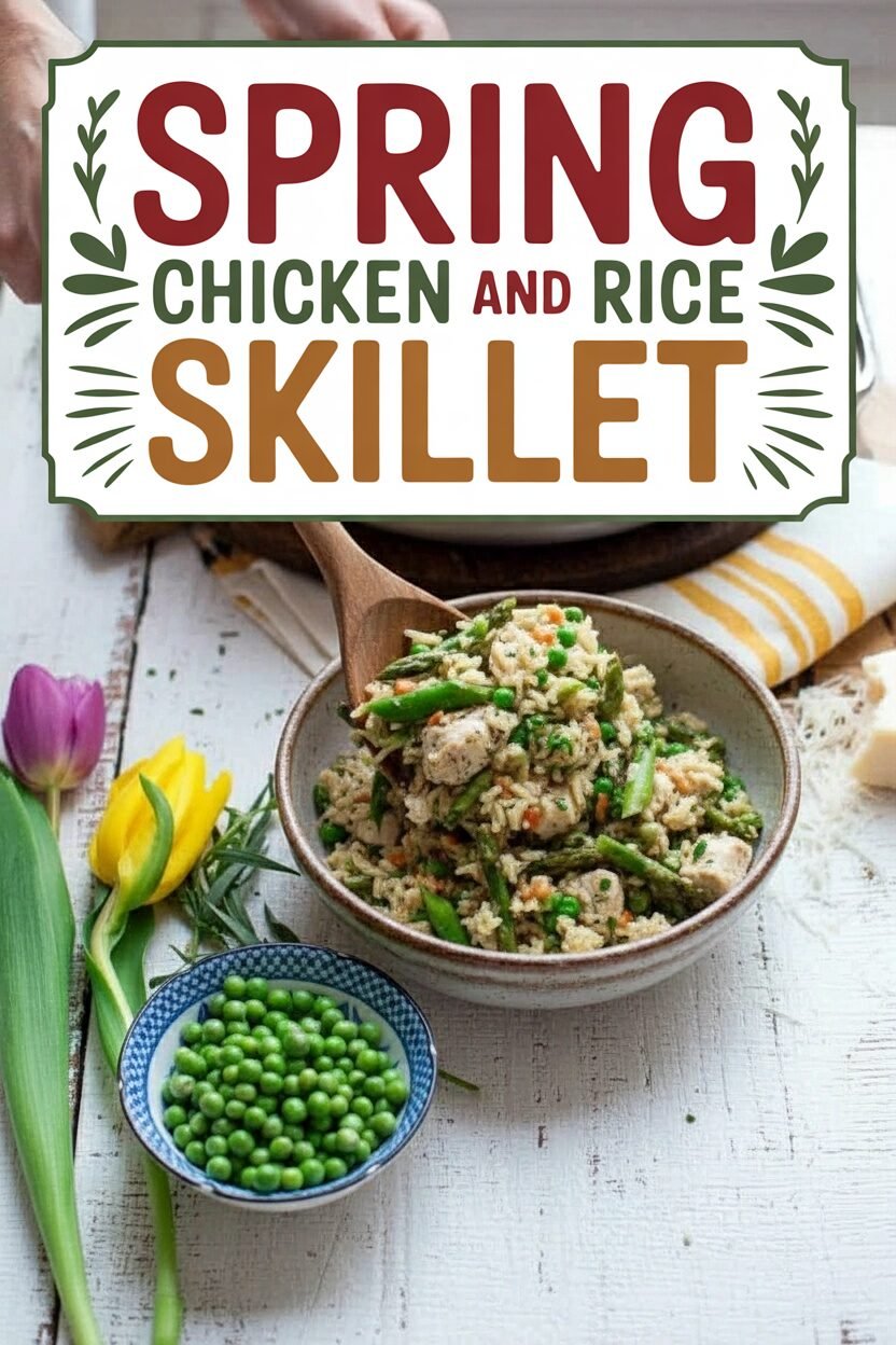 Spring Chicken and Rice Skillet