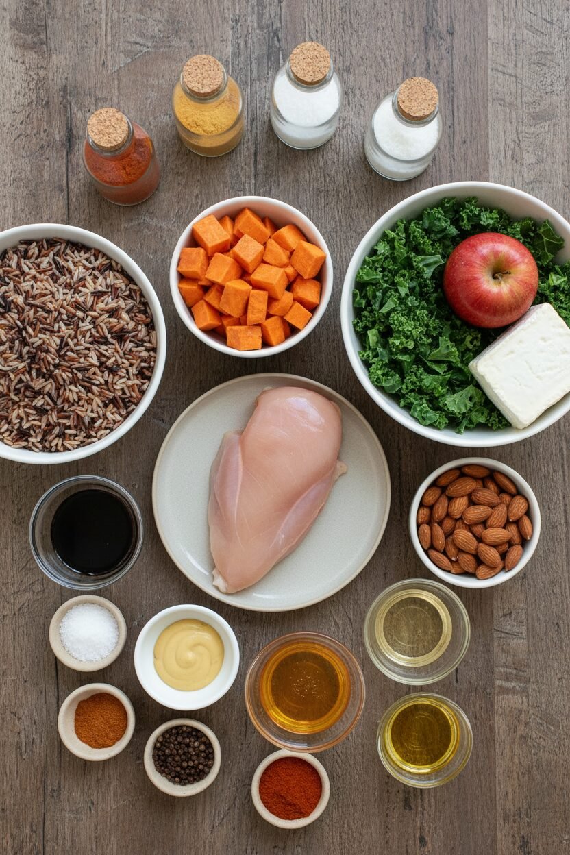 Spring Grain Bowl with Balsamic Drizzle