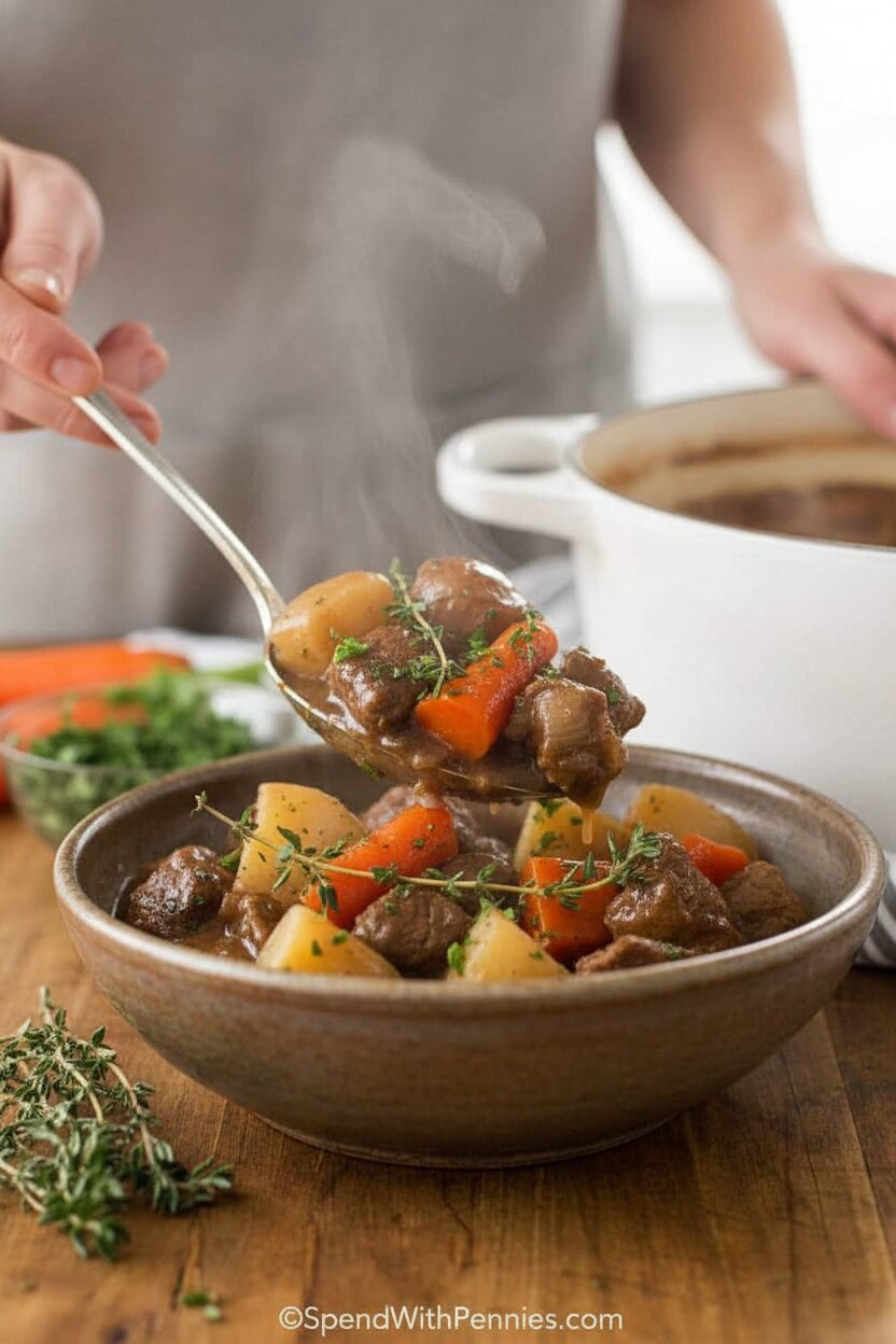 Spring Lamb and Potato Stew