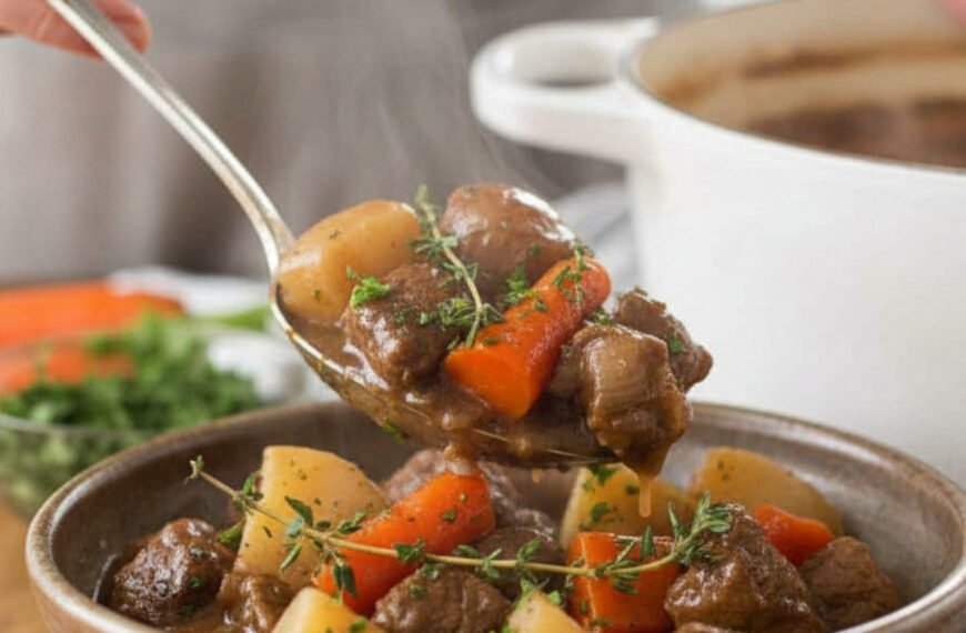 Traditional Easter Lamb Stew with Baby Potatoes