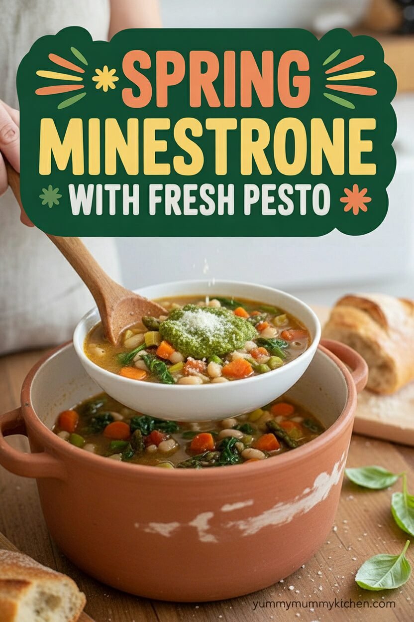 Spring Minestrone with Fresh Pesto