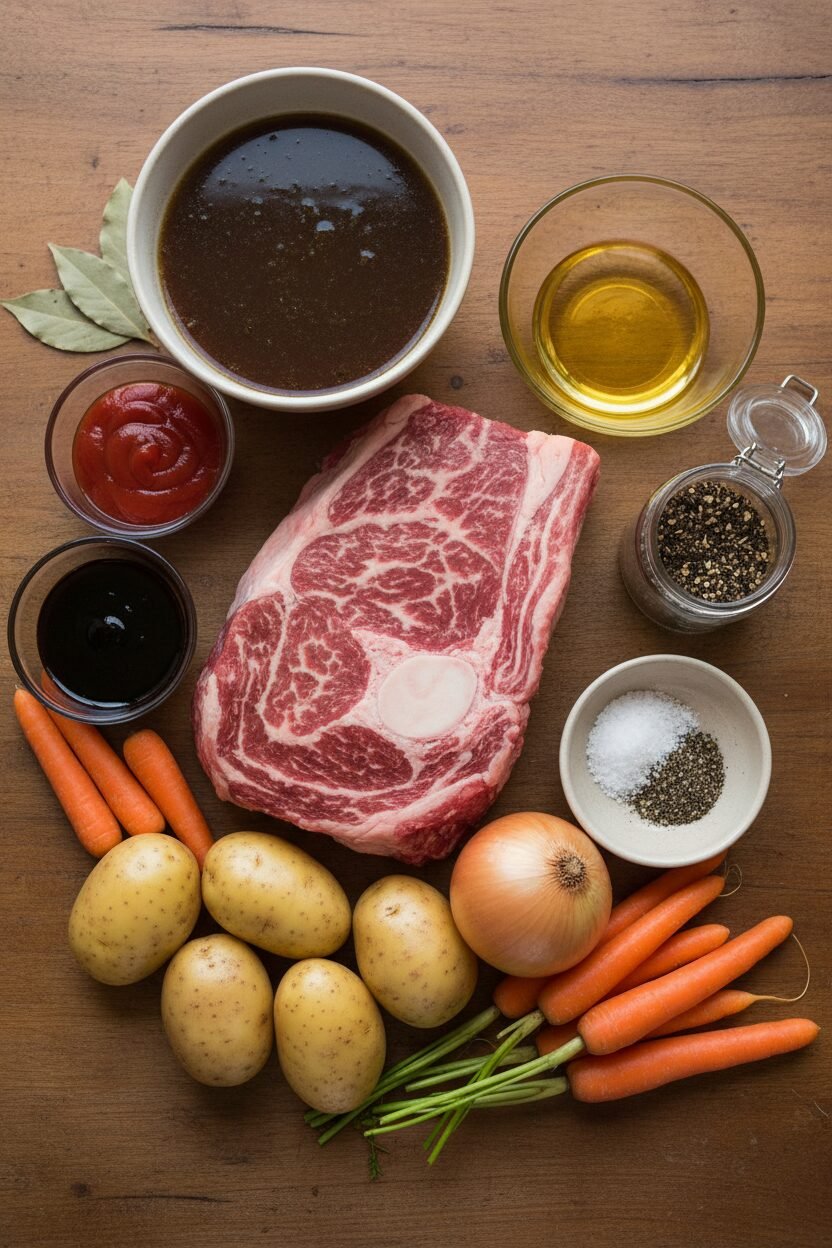 Spring Pot Roast with Carrots and Onions