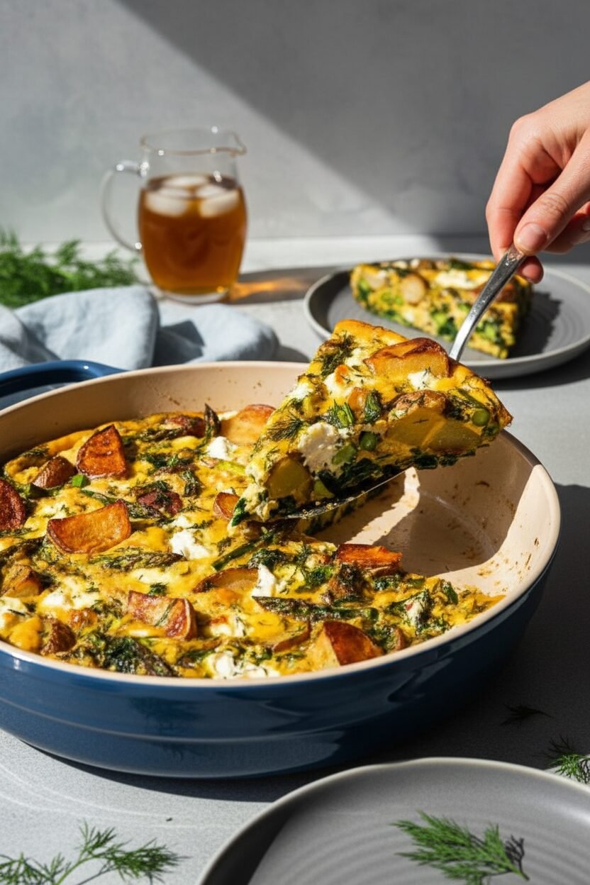 Spring Vegetable Frittata Brunch Delight