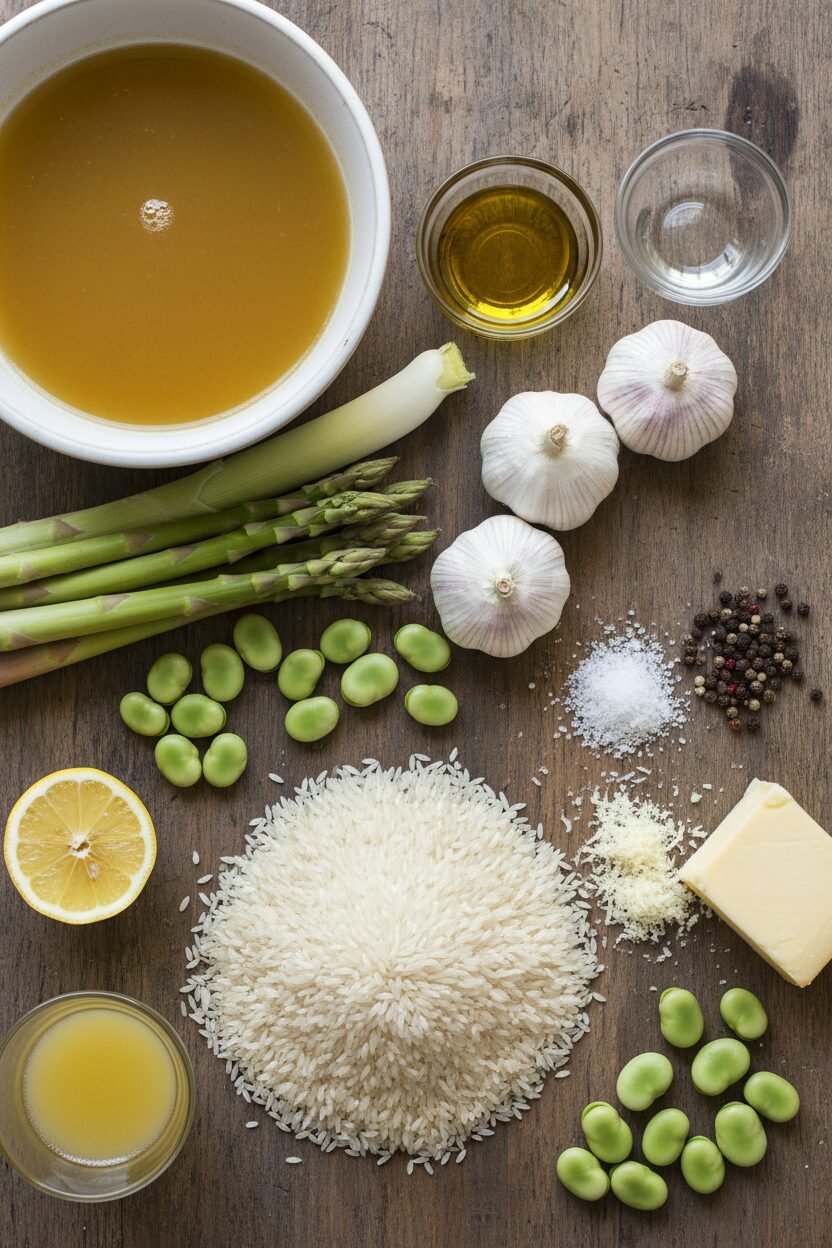 Spring Vegetable Parmesan Risotto