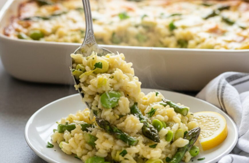 Spring Vegetable Parmesan Risotto