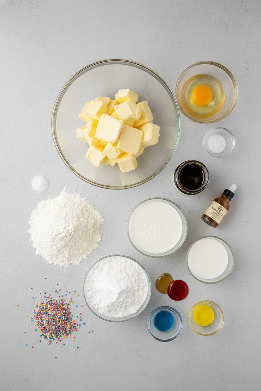 Springtime Chewy Sprinkle Cookie Bars