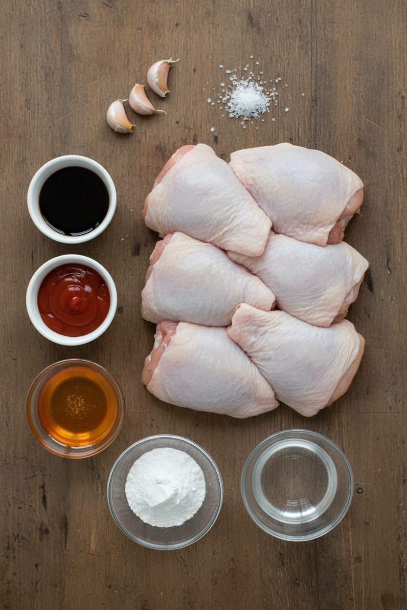 Sticky Honey Garlic Slow Cooker Chicken