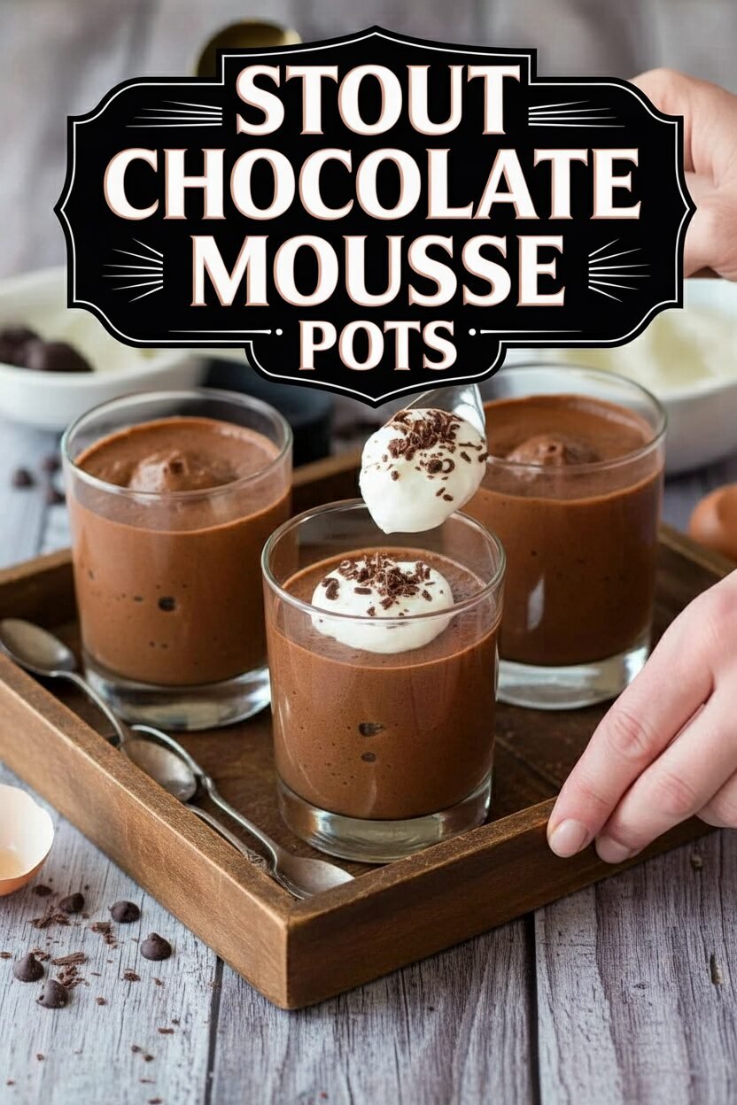 Stout Chocolate Mousse Pots
