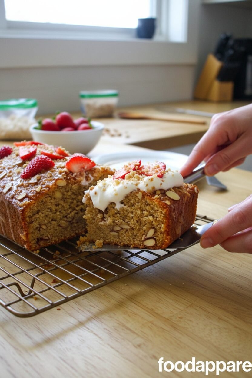 Strawberry Almond Brunch Pound Cake