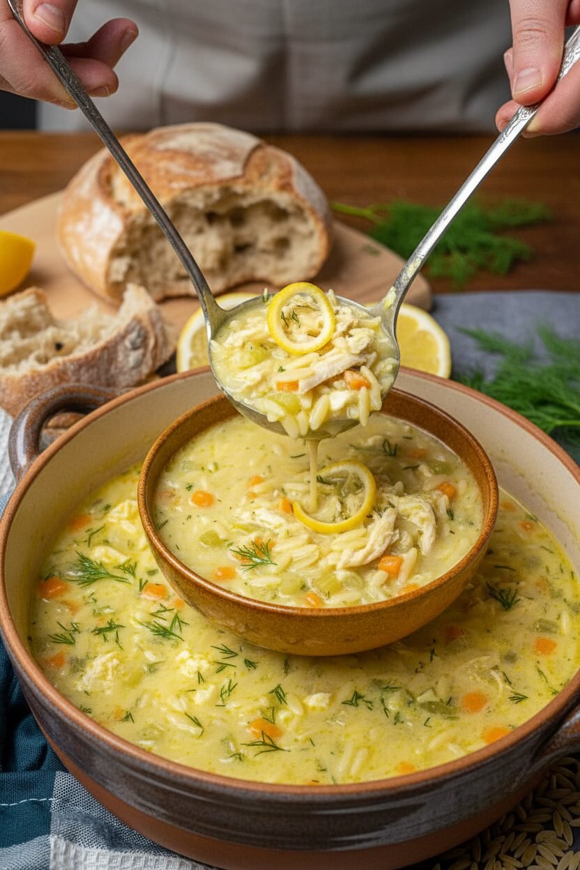 Sunshine Lemon Chicken Egg Drop Soup