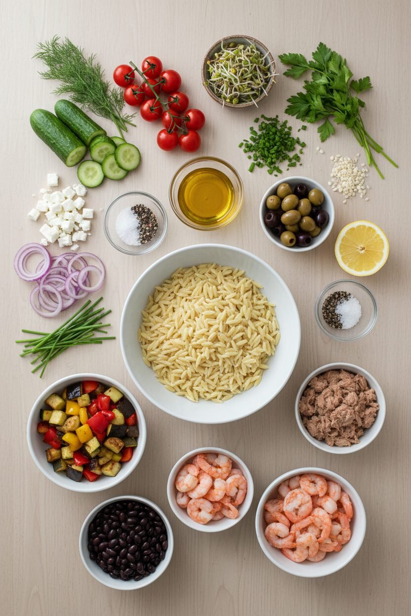 Sunshine Lemon Orzo Salad