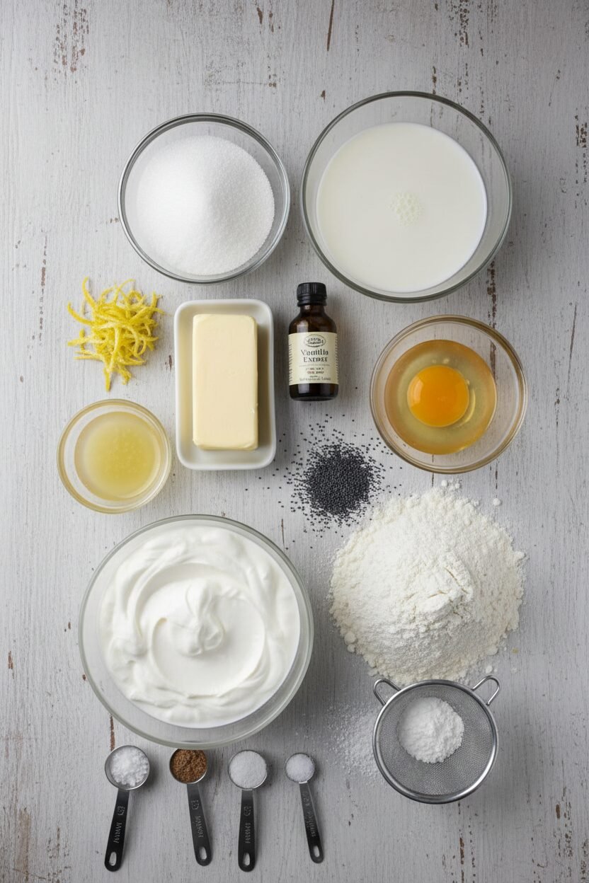 Sunshine Lemon Poppy Seed Loaf