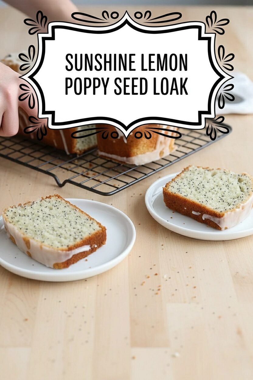 Sunshine Lemon Poppy Seed Loaf