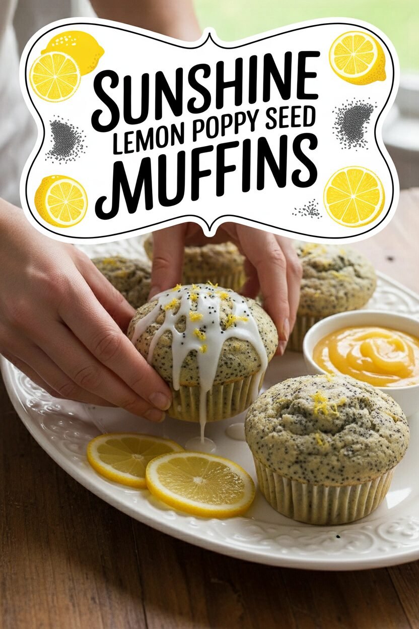 Sunshine Lemon Poppy Seed Muffins