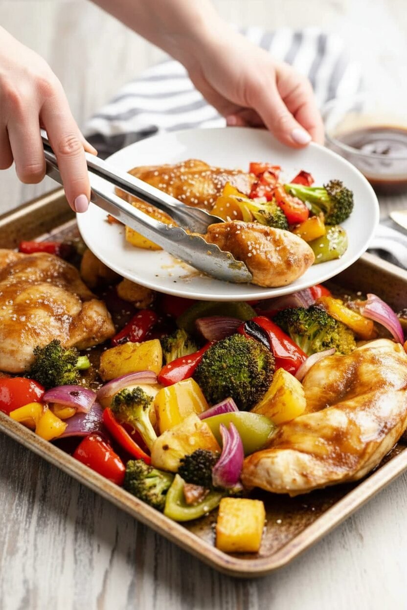 Sweet Pineapple Teriyaki Chicken Bake